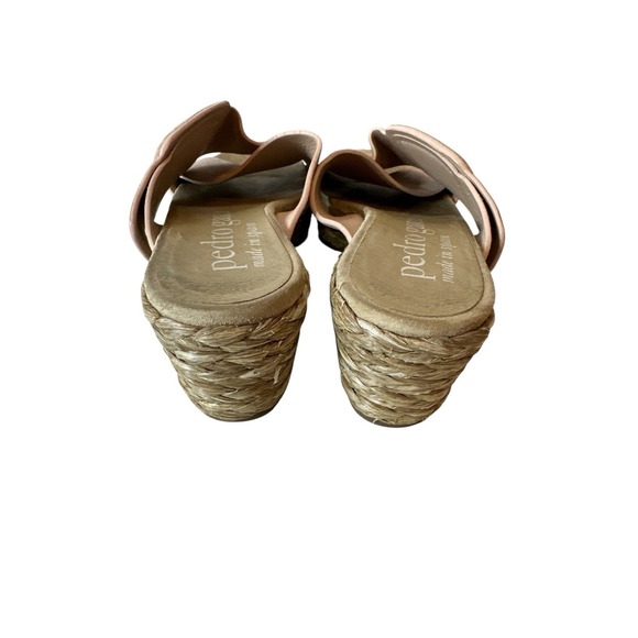 Pedro Garcia Sandals Women's Size 36.5 Braided Raffia Sole Designer Made Spain - Picture 5 of 9